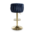 Cindy Woven Bar Stool Blue from Roseland Furniture