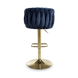 Cindy Woven Bar Stool Blue from Roseland Furniture