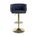 Cindy Woven Bar Stool Blue from Roseland Furniture