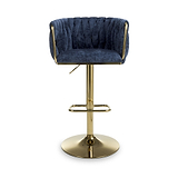 Cindy Woven Bar Stool Blue from Roseland Furniture