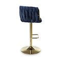 Cindy Woven Bar Stool Blue from Roseland Furniture