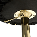 Cindy Woven Bar Stool Black from Roseland Furniture