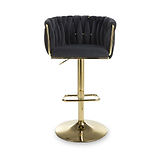 Cindy Woven Bar Stool Black from Roseland Furniture