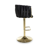 Cindy Woven Bar Stool Black from Roseland Furniture