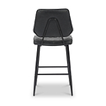 Brayford Leather Barstool Black from Roseland Furniture