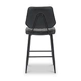Brayford Leather Barstool Black from Roseland Furniture