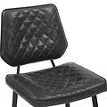 Brayford Leather Barstool Black from Roseland Furniture