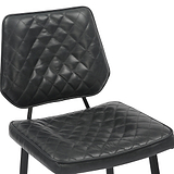 Brayford Leather Barstool Black from Roseland Furniture