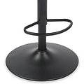 Clayden Brushed Velvet Bar Stool Cream Black from Roseland Furniture