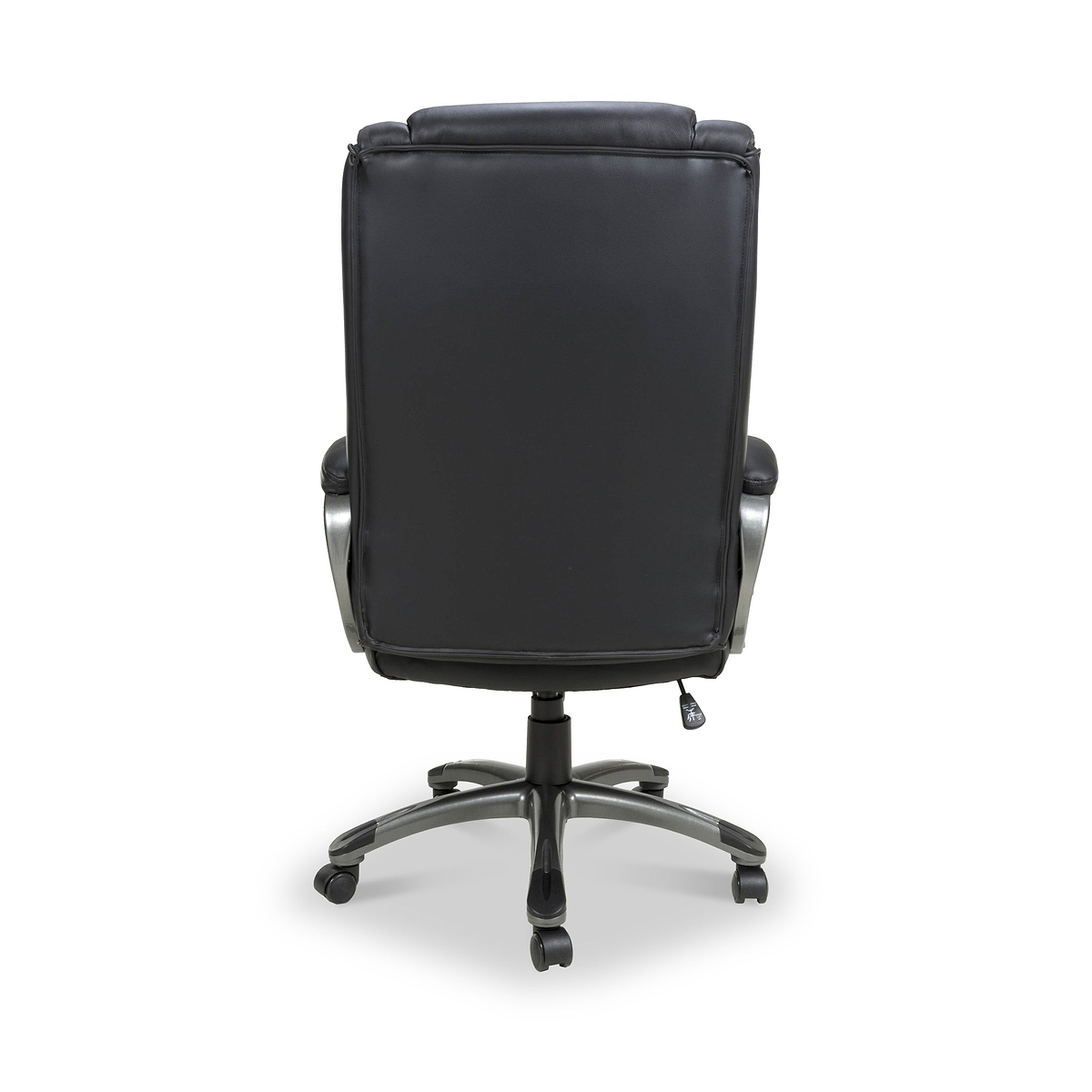 Stevens Faux Leather Office Chair Black from Roseland Furniture