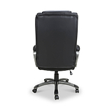 Stevens Faux Leather Office Chair Black from Roseland Furniture