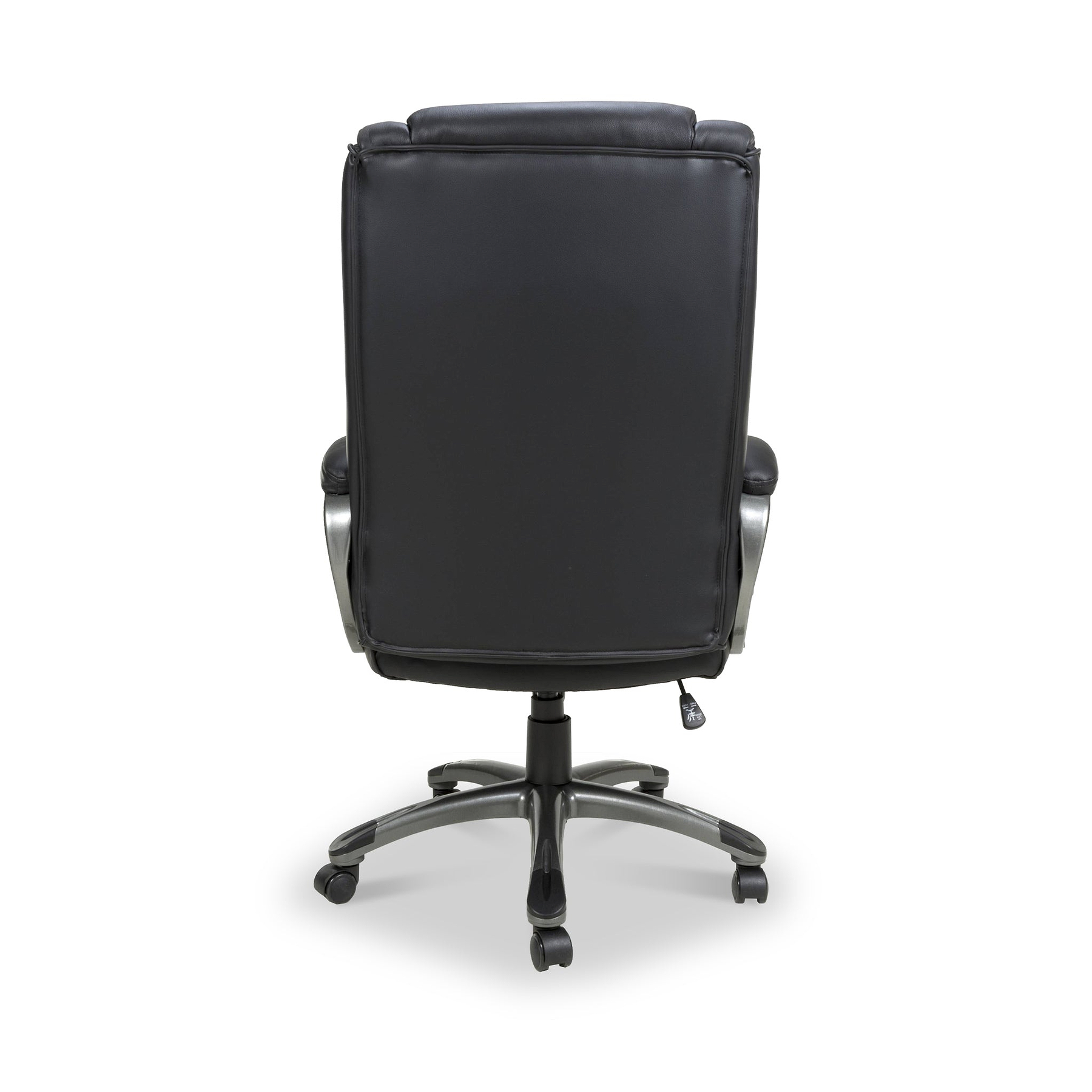 Stevens Faux Leather Office Chair Black from Roseland Furniture
