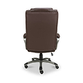 Stevens Faux Leather Office Chair Brown from Roseland Furniture