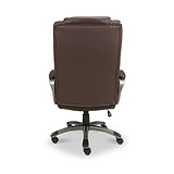 Stevens Faux Leather Office Chair Brown from Roseland Furniture