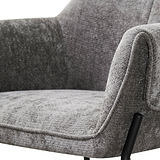Trento Chenille Dining Chair Grey from Roseland Furniture