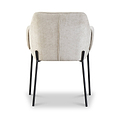 Trento Chenille Dining Chair Natural from Roseland Furniture