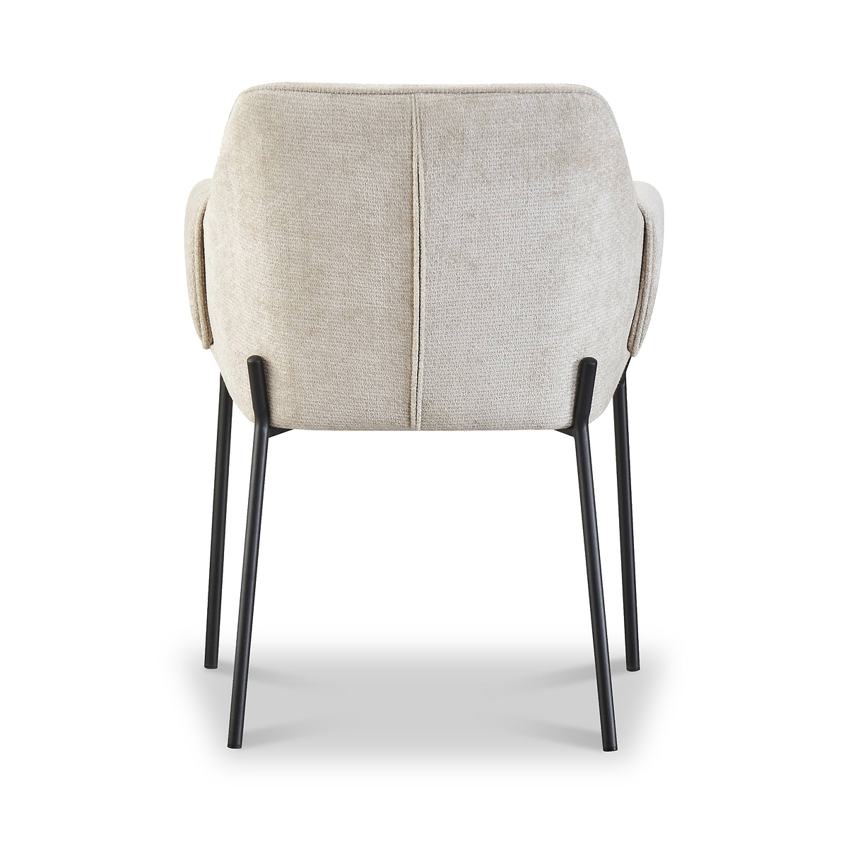 Trento Chenille Dining Chair Natural from Roseland Furniture