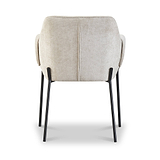 Trento Chenille Dining Chair Natural from Roseland Furniture