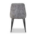 Darnley Chenille Dining Chair Grey from Roseland Furniture