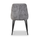 Darnley Chenille Dining Chair Grey from Roseland Furniture