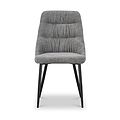 Darnley Chenille Dining Chair Grey from Roseland Furniture