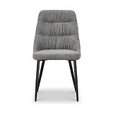 Darnley Chenille Dining Chair Grey from Roseland Furniture