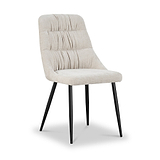 Darnley Chenille Dining Chair Natural from Roseland Furniture