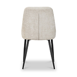 Darnley Chenille Dining Chair Natural from Roseland Furniture
