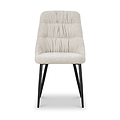 Darnley Chenille Dining Chair Natural from Roseland Furniture