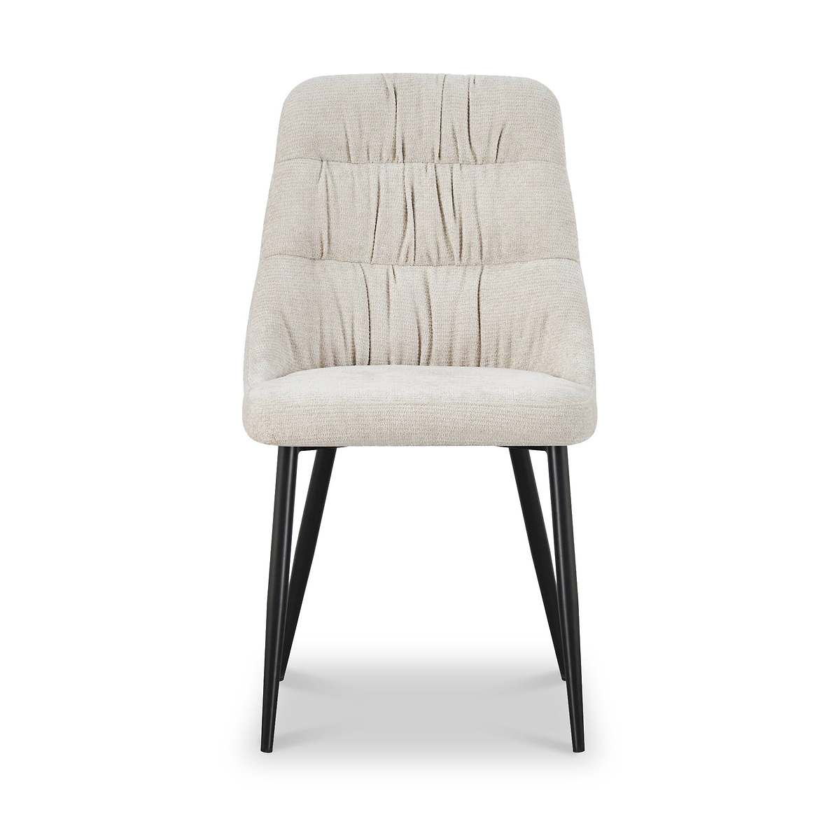 Darnley Chenille Dining Chair Natural from Roseland Furniture