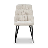 Darnley Chenille Dining Chair Natural from Roseland Furniture