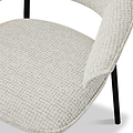 Faraday Textured Dining Chair Natural from Roseland Furniture