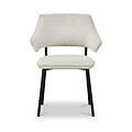 Faraday Textured Dining Chair Natural from Roseland Furniture