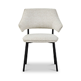 Faraday Textured Dining Chair Natural from Roseland Furniture