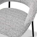 Faraday Textured Dining Chair Grey from Roseland Furniture