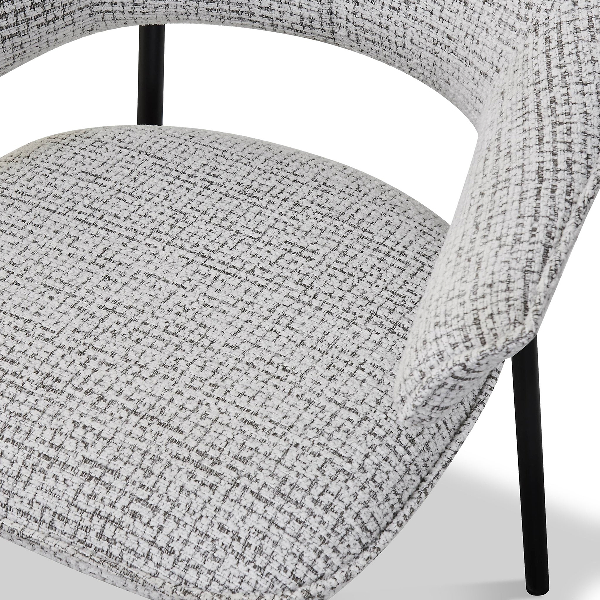 Faraday Textured Dining Chair Grey from Roseland Furniture
