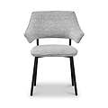 Faraday Textured Dining Chair Grey from Roseland Furniture