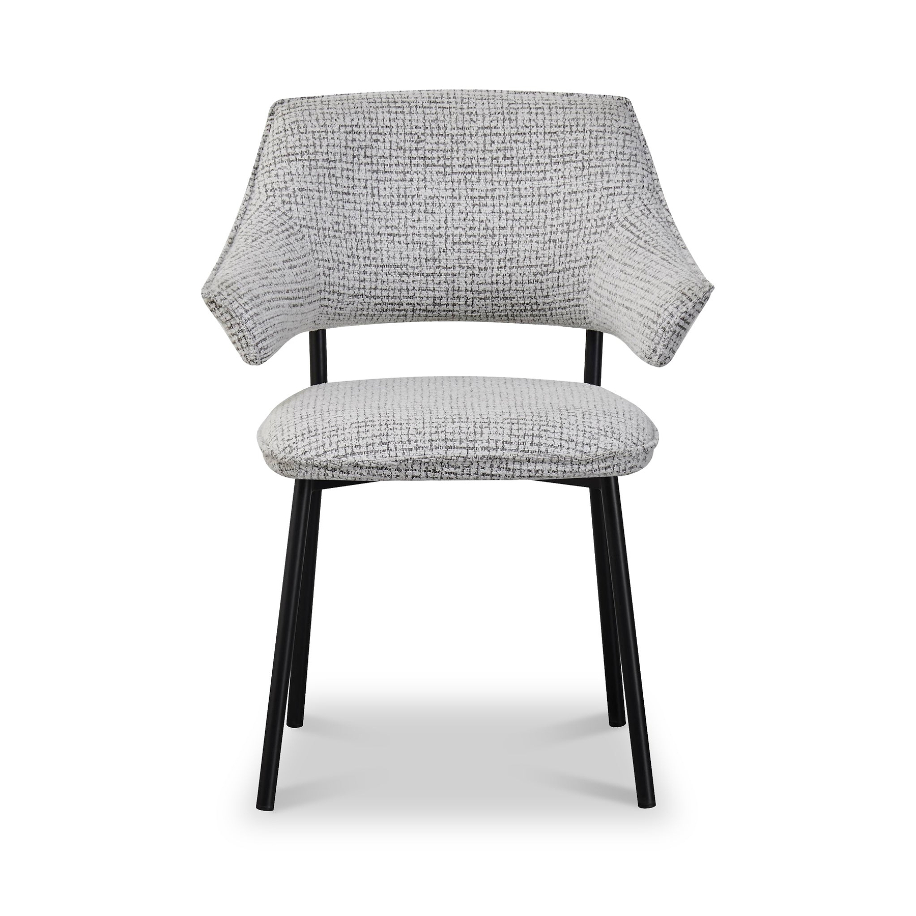 Faraday Textured Dining Chair Grey from Roseland Furniture