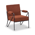 Cardney Speckled Accent Chair Burnt Orange from Roseland Furniture