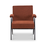 Cardney Speckled Accent Chair Burnt Orange from Roseland Furniture