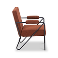 Cardney Speckled Accent Chair Burnt Orange from Roseland Furniture