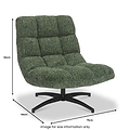 Rogue Lounge Accent Chair Green from Roseland Furniture