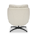Kelso Accent Chair w Footstool Cream from Roseland Furniture
