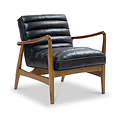 Kingsley Faux Leather Accent Black from Roseland Furniture