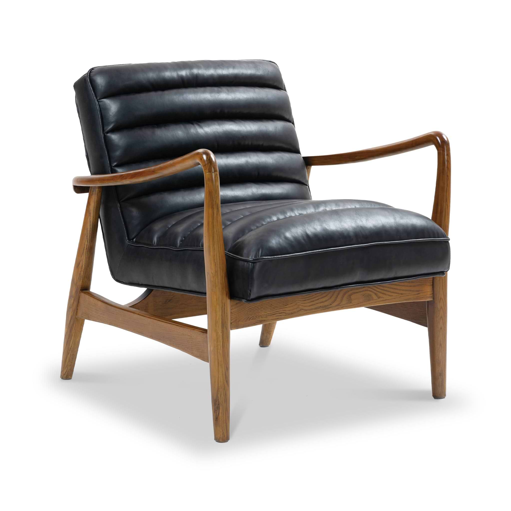 Kingsley Faux Leather Accent Black from Roseland Furniture