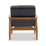 Kingsley Faux Leather Accent Black from Roseland Furniture