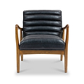 Kingsley Faux Leather Accent Black from Roseland Furniture