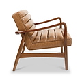 Kingsley Faux Leather 2 seater sofa Tan from Roseland Furniture