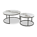 Freiston Nest Of Tables Gold from Roseland Furniture