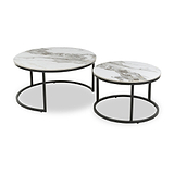 Freiston Nest Of Tables Gold from Roseland Furniture